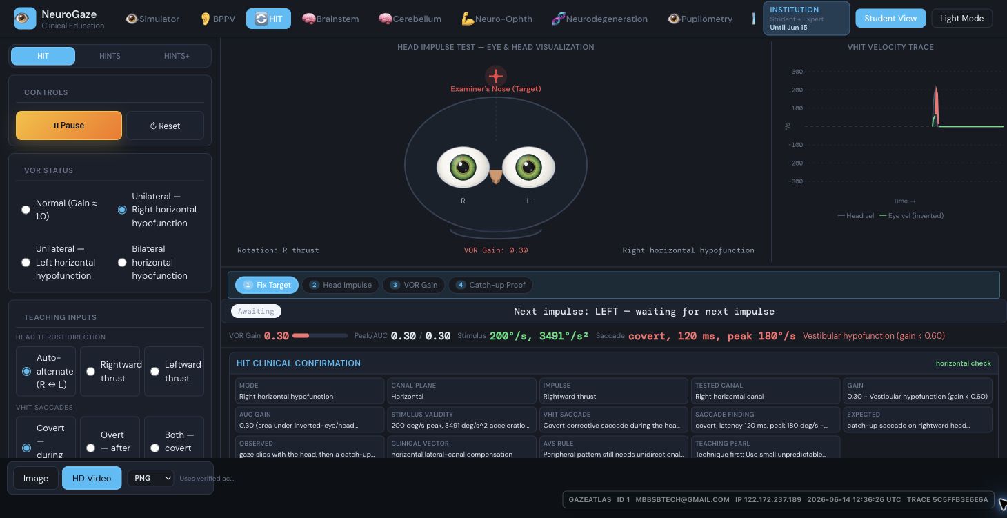 HIT / HINTS module screenshot